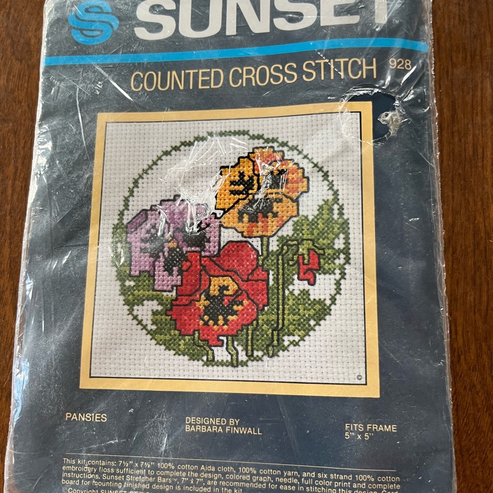 Counted cross stitch two kits